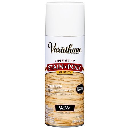 VARATHANE Semi-Transparent Semi-Gloss Golden Pecan Oil-Based Urethane Modified Alkyd Stain and Poly 243863